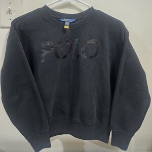 Girls Polo by Ralph Lauren Black Sweatshirt